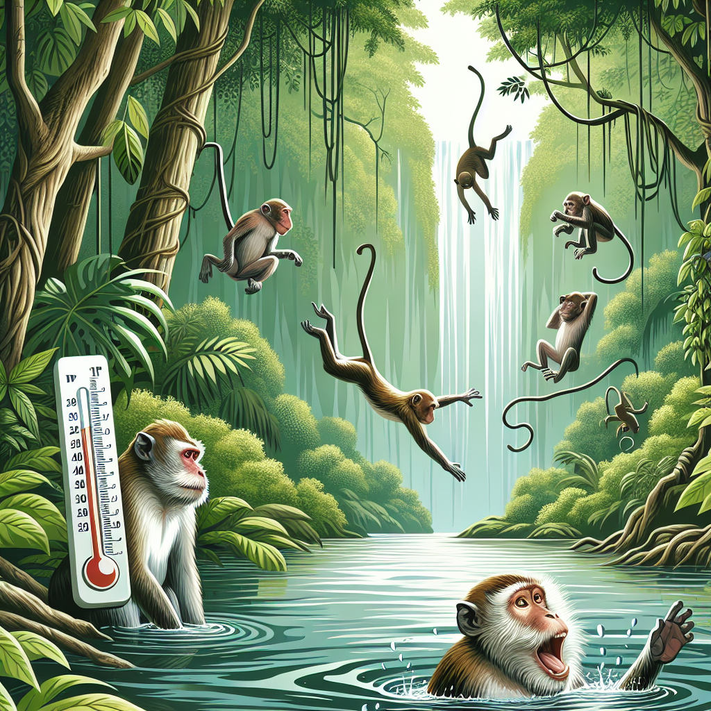When Monkeys Take a Dive: The Impact of Heat on Animal Behavior